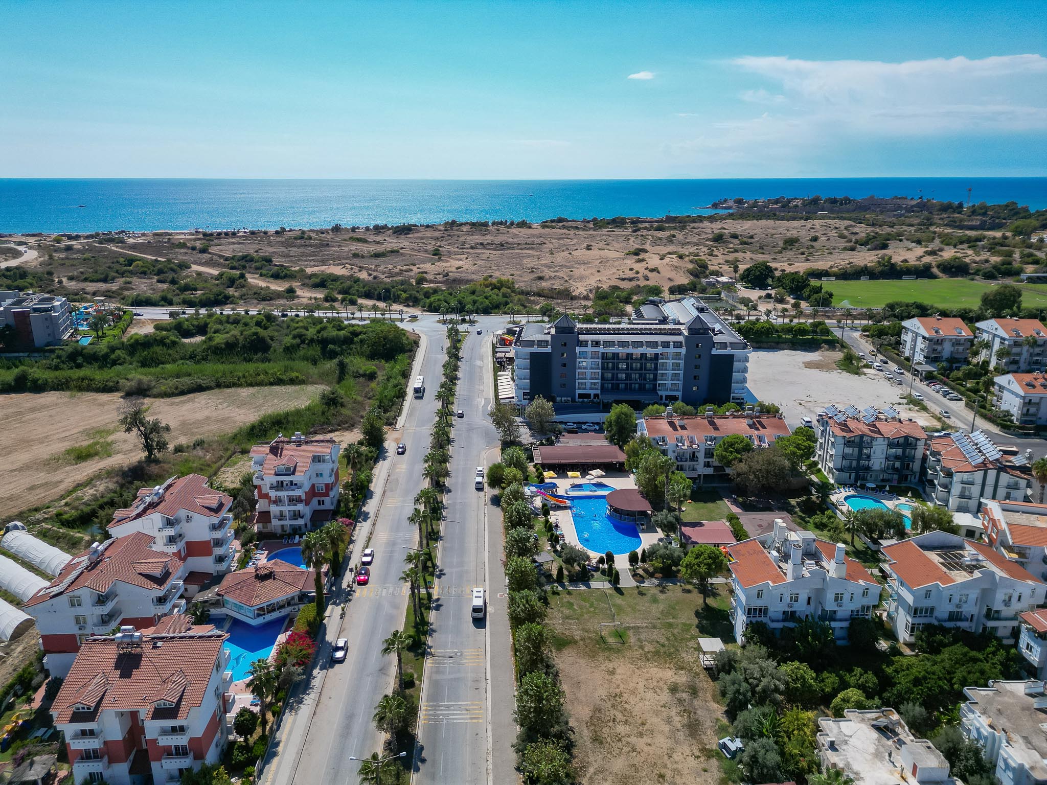 Bahçe ve yürüyüş alanları