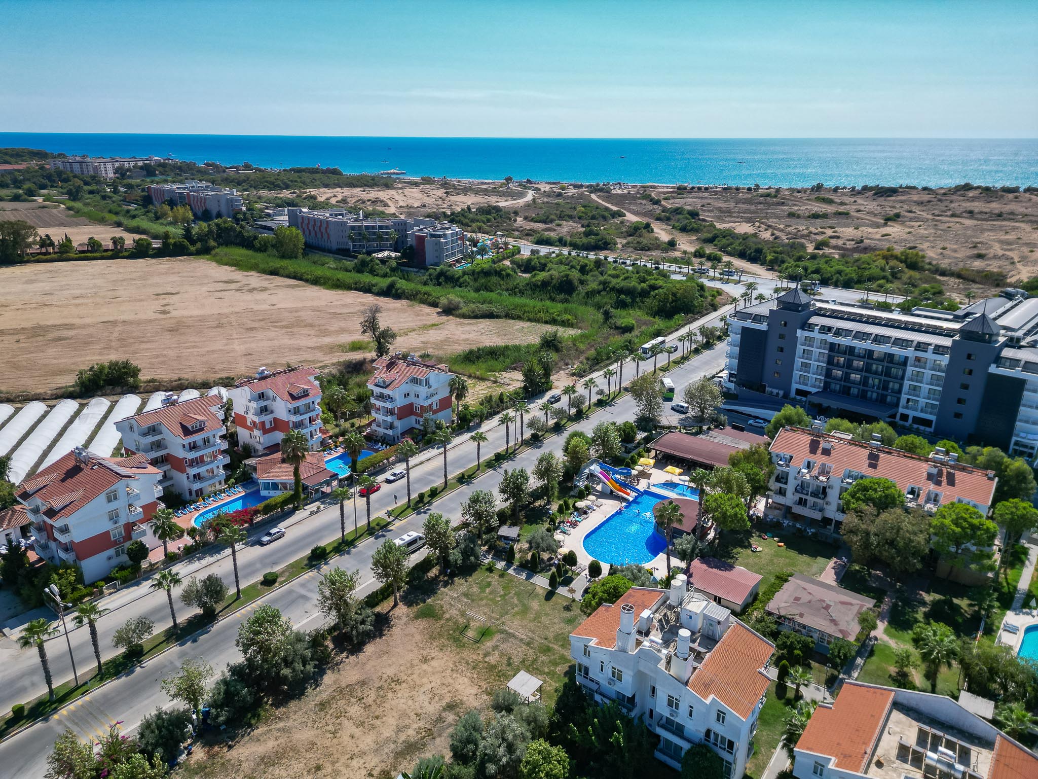 Bahçe ve yürüyüş alanları